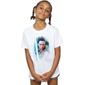 Pertemba FR - Apparel Star Wars: The Last Jedi Girls Rey geborsteld katoenen T-shirt 12-13 wit