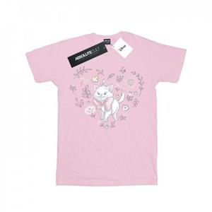 Disney Girls de Aristocats Marie Heart katoenen T-shirt 9-11 Years wit