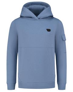 Ballin Hoodie slim fit - Blauw grijs