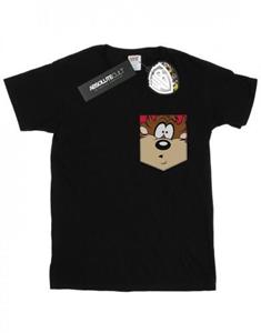Looney Tunes Boys Tasmanian Devil Face T-shirt met nepzak 9-11 Years wit