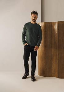 Sweater State Of Art Trui Donegal Melange Donkergroen