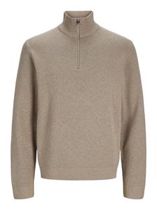 JACK&JONES Losse trui met visserskraag met halve rits