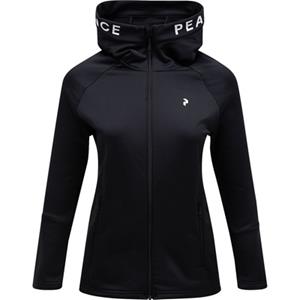 Peak Performance - Women's Rider Zip Hood - Fleecevest, zwart