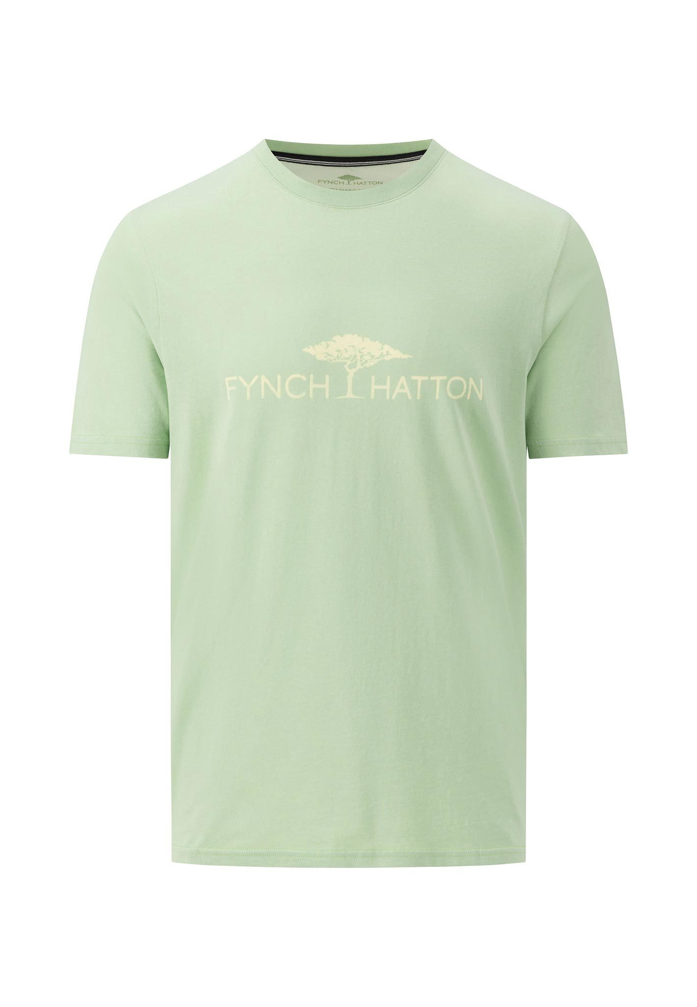 Fynch Hatton Fynch Hatton T-Shirt, Big Logooft Green 