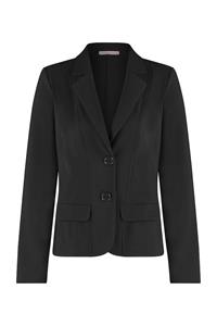 Studio Anneloes bright bonded blazer 94780 9000 black