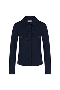 Studio Anneloes Claire bonded jacket navy