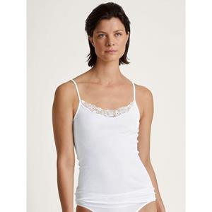CALIDA Hemd Cotton Desire met kantdetail op de decolleté