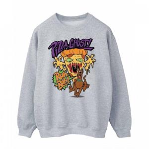 Scooby Doo Pizza Ghost-sweatshirt voor heren L wit