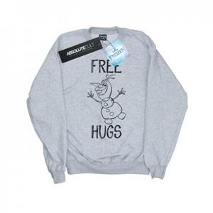 Disney Frozen Olaf Free Hugs Sweatshirt voor heren L grijs