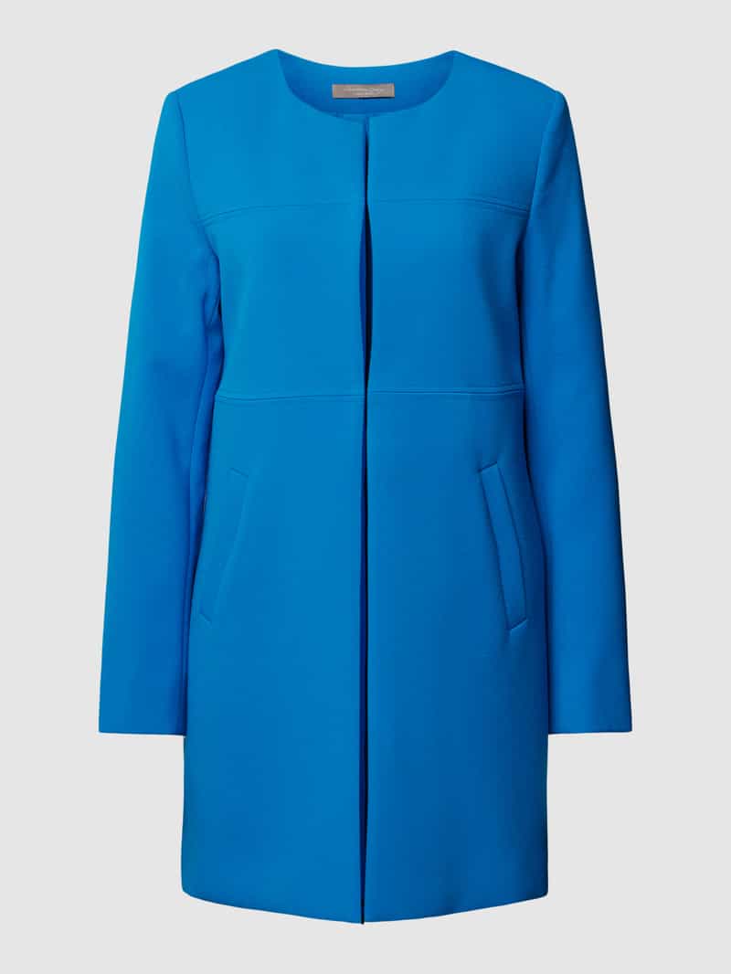 Christian Berg Woman Selection Lange blazer met steekzakken in effen design