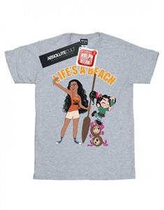 Disney jongens Wreck It Ralph Moana en Vanellope T-shirt 9-11 Years wit