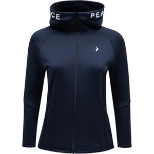Peak Performance - Women's Rider Zip Hood - Fleecevest, blauw