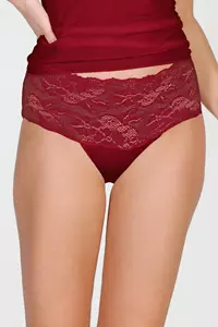 Nina von C dames slip kant biologisch katoen - Colours - Hoge tailleslip - Onderbroek dames