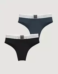 Bjorn Borg 2-pack dames slips - Core High Waist Brief - Dames taille slips- hoge onderbroeken