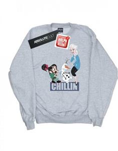 Disney Boys Wreck It Ralph Elsa en Vanellope sweatshirt 9-11 Years wit