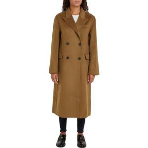 Tommy Hilfiger Winterjas MD DF WOOL BLEND DB COAT met tommy hilfiger logoborduursel