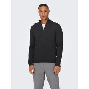ONLY & SONS Gebreide trui ONSWYLER LIFE REG 14 HALF ZIP KNIT NOOS