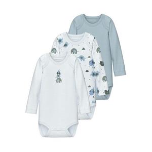 Name It Slaaponesie NBMBODY 3P LS BABY ELEPHANT NOOS (set, 3-delig)