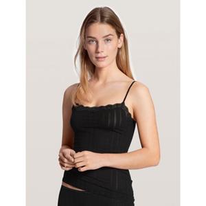Calida Spaghetti top, zwart