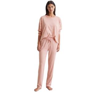Marc O'Polo Pyjama met bovenstuk in streepoptiek (set, 2-delig)