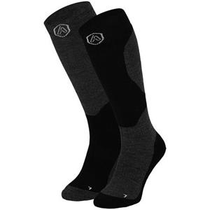 Apollo Kniekousen ADULTS SKI SOCKS DESIGN Unisex, hoog, met logoborduring in twee verschillende ontwerpen (2 paar, Set van 2)