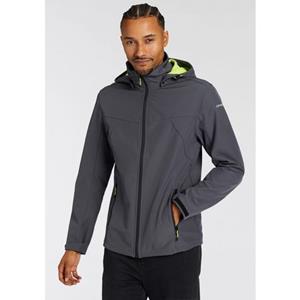 Icepeak Softshell-jack BRIMFIELD met stijlvolle logo-opschriften (1 stuk)
