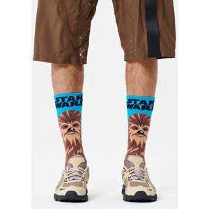 Happy Socks Lange sokken met chewbacca borduurwerk (Set van 2)