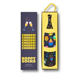 Happy Socks Lange sokken met partymotief (Set van 2)