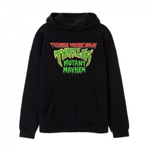 Pertemba FR - Apparel Teenage Mutant Ninja Turtles: Mutant Mayhem herenlogo-hoodie L zwart