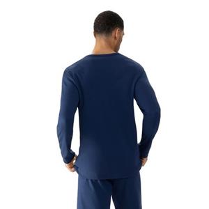 Mey T-shirt met lange mouwen Serie Solid Night Neptune