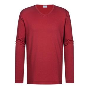 Mey T-shirt met lange mouwen Serie Solid Night True Red