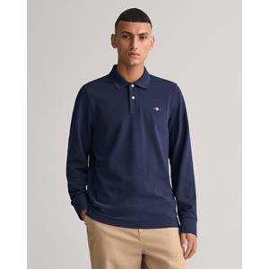 Polo Shirt Lange Mouw Gant REG SHIELD LS PIQUE RUGGER