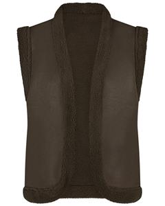 Nukus Elise gilet donker