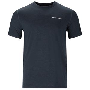 ENDURANCE - Abdon Melange S/S Tee - Sportshirt, blauw