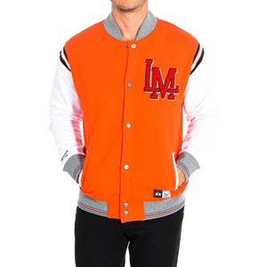 LA MARTINA Heren sweatshirt met lange mouwen en ronde hals TMF314-FP533 3XL oranje