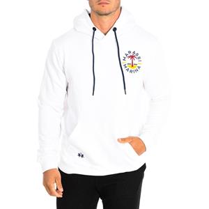 LA MARTINA TMF607-FP225 Heren Sweatshirt met Capuchon 3XL wit