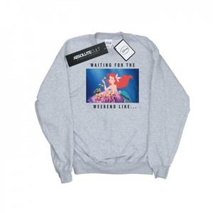 Disney Princess Heren Ariel wacht op het weekend Sweatshirt L wit