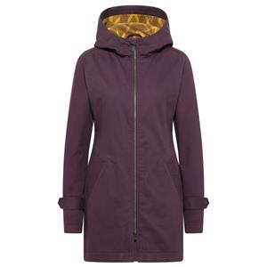 Tranquillo - Women's Gefütterte Jacke aus Twill - Lange jas, purper