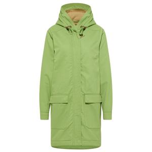 Tranquillo - Women's Gefütterte Jacke aus Twill Pocket - Lange jas, groen