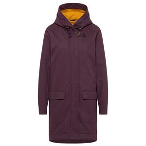 Tranquillo - Women's Gefütterte Jacke aus Twill Pocket - Lange jas, purper
