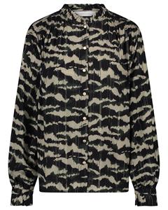 Nukus Blouse Jenna | Black /Sand