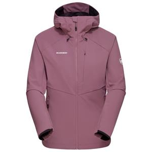 Mammut - Women's Ultimate Comfort Softshell Hooded Jacket - Softshelljack, purper