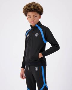 Black Bananas Jongens vest compound tracktop zwart
