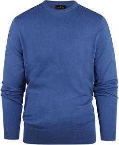 Steppin' Out Trui Cotton Cashmere Kobaltblauw