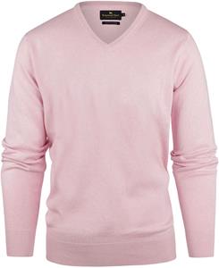 Steppin' Out Trui Cotton Cashmere V-hals Roze