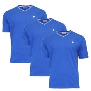 Donnay Donnay Heren - 3-Pack - T-Shirt Jason - Korenblauw