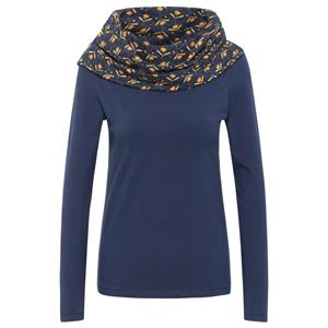 tranquillo Bio-Damen-Langarmshirt mit Umschlagkragen, garland, Gr. S