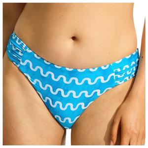 Seafolly - Women's Soundwave Ruched Side Retro Pant - Bikinibroekje, blauw