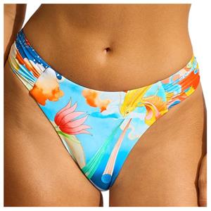 Seafolly - Women's Aquarius High Leg Ruched Side Pant - Bikinibroekje, oranje
