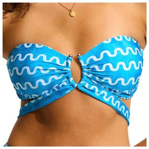 Seafolly - Women's Soundwave Longline Halter Bra - Bikinitop, meerkleurig